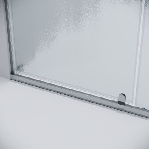 картинка Боковая стенка Grossman Pragma 200.K33.03.90.10.02 (90х195) хром,стекло шиншилла, 1 место от магазина Сантехстрой