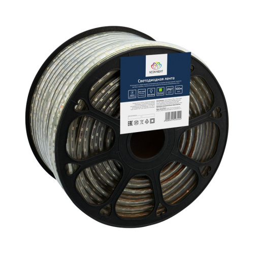 картинка LED лента 220 В,  13х8 мм,  IP67, SMD 5050, 60 LED/m,  цвет свечения зеленый от магазина Сантехстрой