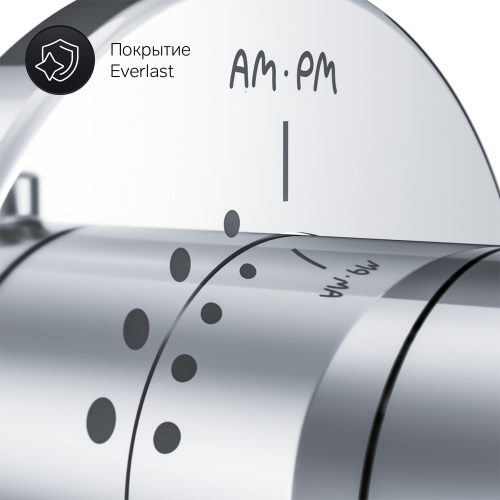 картинка f0800200 запирающий вентиль, монтируемый в стену, хром, шт.