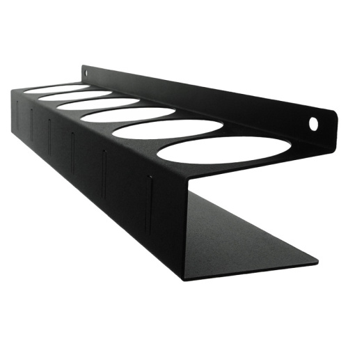 картинка Держатель-органайзер для баллончиков,  настенный,  с крючками,  черный REXANT от магазина Сантехстрой