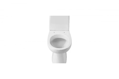 картинка Унитаз-компакт SANTEK 1.WH30.2.415 ЦЕЗАРЬ стандарт 2-режима, дюроsoft-close, тонкое 00000059828 от магазина Сантехстрой
