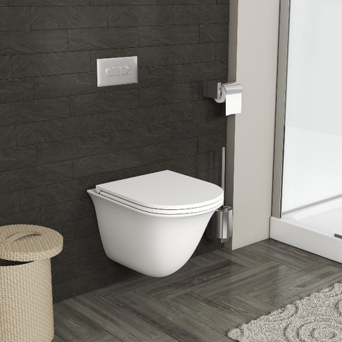 картинка Унитаз Grossman GR-4412MS подвесной с сиденьем Микролифт от магазина Сантехстрой