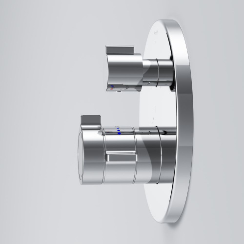 фото f85a95600 x-joy смеситель встроенный с тмс на 3 потребителя, хром