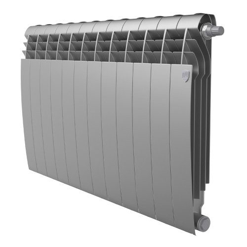 картинка Радиатор Royal Thermo BiLiner 500 Silver Satin VR80 - 12 секц. от магазина Сантехстрой