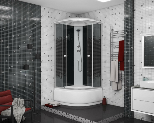 картинка Душевая кабина Niagara Eco 90x90 NG-7508-14 без гидромассажа от магазина Сантехстрой