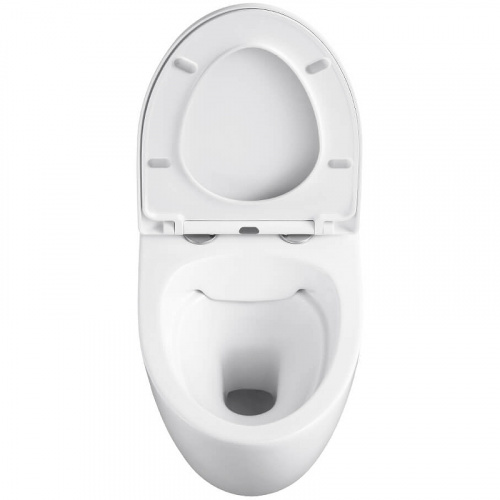 картинка Унитаз Black&White Universe W-751 751w00 подвесной с сиденьем Микролифт от магазина Сантехстрой