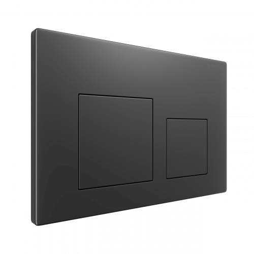картинка Клавиша смыва для инсталляции Terminus Classic кнопка квадрат цвет  воронёная сталь от магазина Сантехстрой