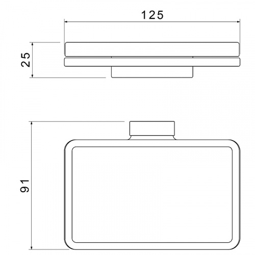 картинка Мыльница Timo Torne хром (43022/00) от магазина Сантехстрой