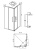 картинка Душевое ограждение Grossman Cosmo 300.K33.02.9090.32.00 (90х90х195) квадрат,раздвижная,золото сатин,стекло прозрачное, 1 место от магазина Сантехстрой