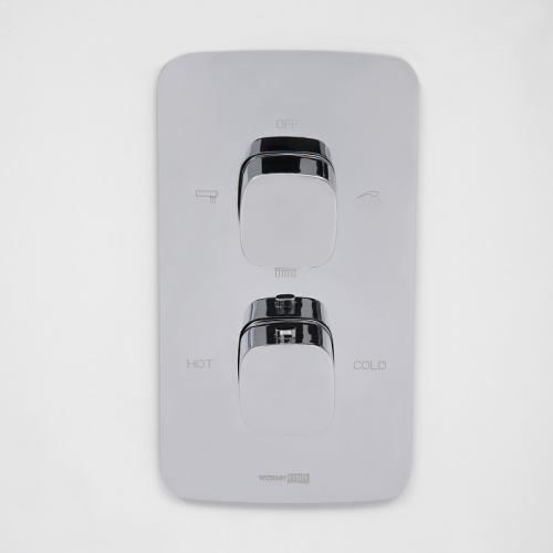фото смеситель для душа wasserkraft naab 8644 thermo с термостатом хром