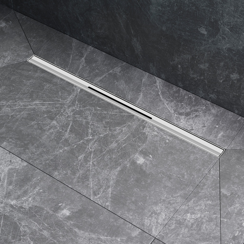 картинка W01SC-S11-060-05SB MasterFlow Трап для душа линейный универс затвор Slim line 60см цвет сталь мат от магазина Сантехстрой