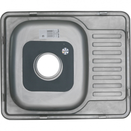 картинка Мойка 5848 U MELANA 0,6/160 врезная прямоугольная с сифоном (133 ta *12) от магазина Сантехстрой