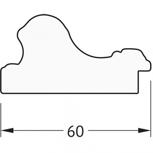 картинка Зеркало Evoform Definite 75х55 BY 3043 в багетной раме - Бронзовые бусы на дереве 60 мм от магазина Сантехстрой