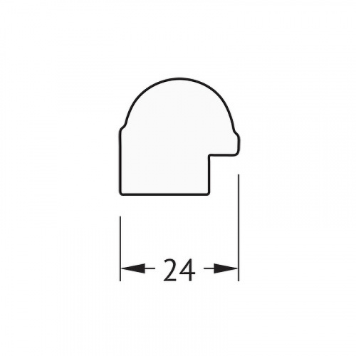 картинка Зеркало Evoform Definite 77х57 BY 0643 в багетной раме - Золотой бамбук 24 мм от магазина Сантехстрой