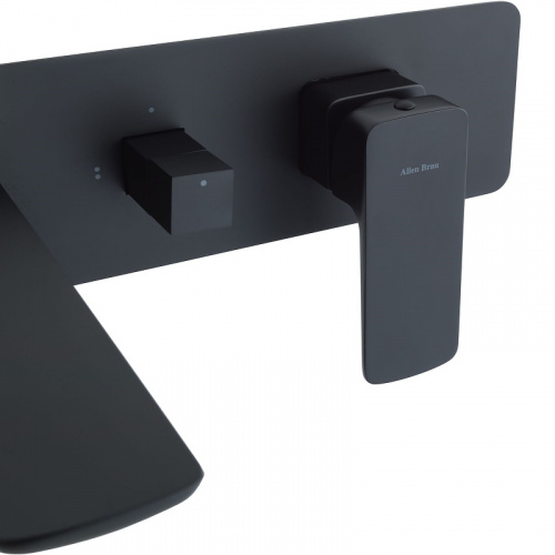 фото смеситель для ванны allen brau 5.21007-31 черный