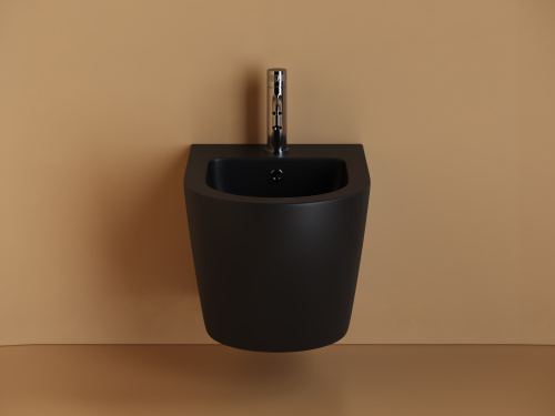 картинка CN11002MB Подвесное биде Uno, 1 отверстие под смеситель, с крепежом для полностью скрытого монтажа, от магазина Сантехстрой