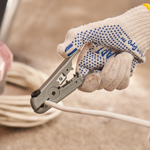 картинка Инструмент для зачистки и обрезки витой пары REXANT HT-S-501B от магазина Сантехстрой