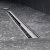 картинка W01SC-S11-080-05SB MasterFlow Трап для душа линейный универс затвор Slim line 80см цвет сталь мат от магазина Сантехстрой