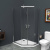 картинка Душевой уголок BelBagno Uno 100х80 UNO-195-PH-2-100/80-C-Cr профиль Хром стекло прозрачное магазин Сантехстрой являющийся официальным дистрибьютором в России картинка Душевой уголок BelBagno Uno 100х80 UNO-195-PH-2-100/80-C-Cr профиль Хром стекло прозрачное от магазина Сантехстрой