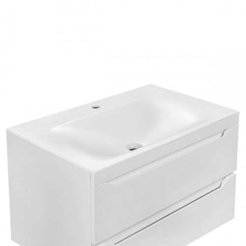 картинка Раковина VCB-1F800W из искусственного камня, цвет белый от магазина Сантехстрой