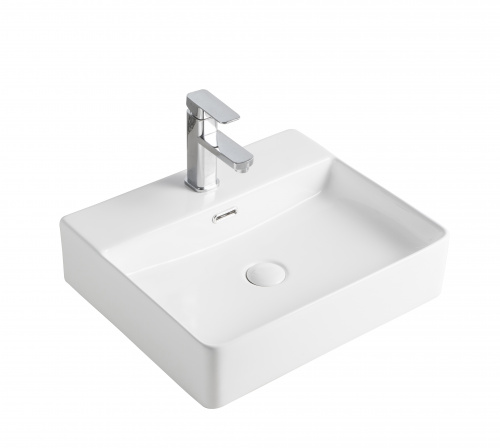 картинка Раковина Orange B04-500w накладная, белый от магазина Сантехстрой