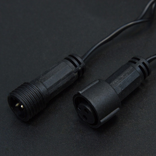 картинка Гирлянда Нить 10м,  свечение с динамикой,  черный ПВХ,  230В,  цвет RGB от магазина Сантехстрой