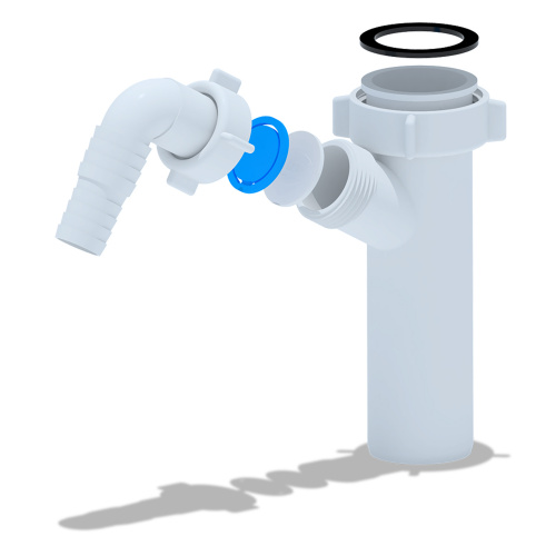 картинка Отвод стиральной машины Ани Пласт 1 1/2"*40 (M140) от магазина Сантехстрой