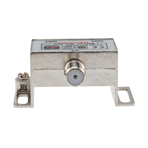 картинка Делитель ТВ х 2 + 3шт.  F BOX 5-1000МГц Silver REXANT от магазина Сантехстрой