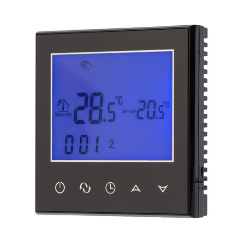 картинка Терморегулятор с сенсорными кнопками R150 Wi-Fi (черный) REXANT от магазина Сантехстрой