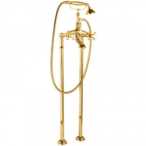 фото смеситель для ванны cezares nostalgia nostalgia-vdp-03/24-m золото 24 карат