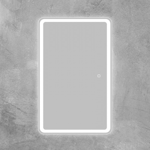 картинка Зеркальный шкаф BelBagno spc-mar-500/800-1a-led-tch Белый от магазина Сантехстрой