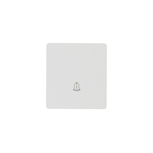 картинка Выключатель ROUND 1 кл возвратный 10А с/у перламутр KRANZ от магазина Сантехстрой