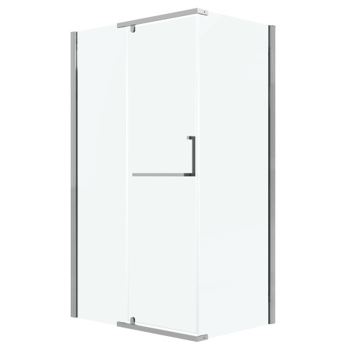 картинка Боковая стенка Grossman Pragma 200.K33.03.80.10.00 (80х195) хром,стекло прозрачное, 1 место от магазина Сантехстрой