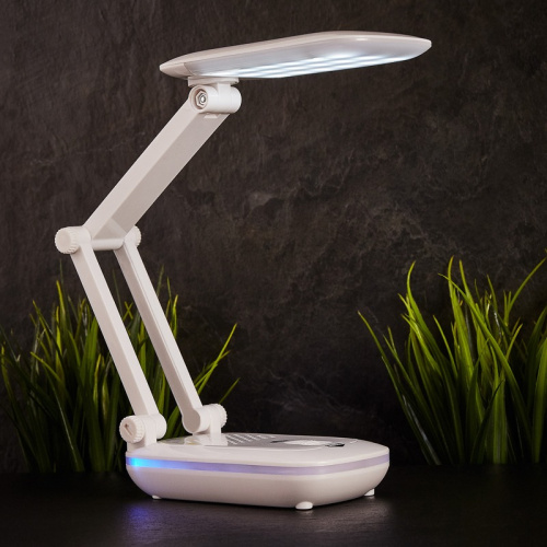 картинка Светильник настольный REXANT Сиквел Про c солнечной панелью и с ночником,  220 В, LED,  5 Вт,  4000 К,  бесступенчатое диммирование,  заряжаемый,  2 ч автономной работы от магазина Сантехстрой