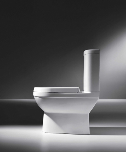 картинка Унитаз-компакт Bravat cx01019uw-p-rus Белый от магазина Сантехстрой