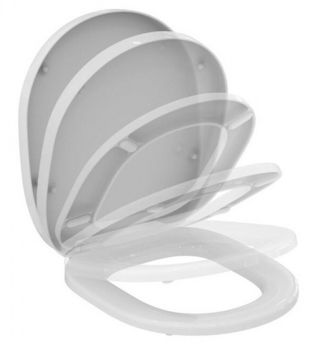картинка Сиденье для унитаза Ideal Standard Connect E712701 Белое с микролифтом от магазина Сантехстрой