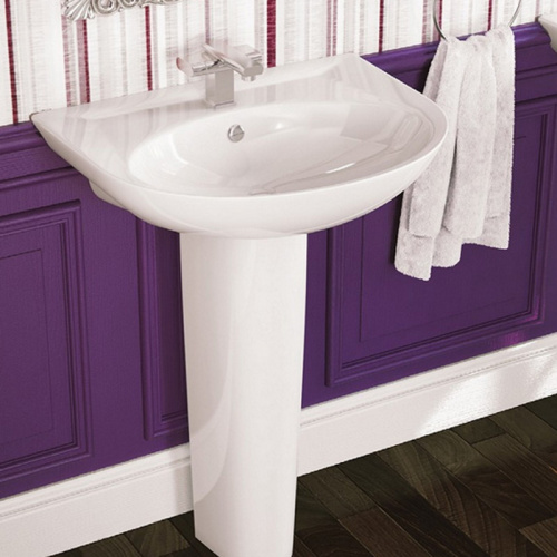 картинка Пьедестал для раковины Sanita Luxe Classic Luxe белый (CSCSLPD01) от магазина Сантехстрой