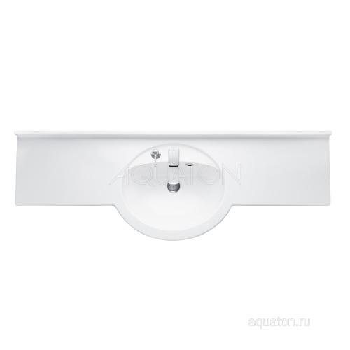 картинка Раковина Aquaton Отель 5/150 белая с навесами 1A70133NOT010 от магазина Сантехстрой
