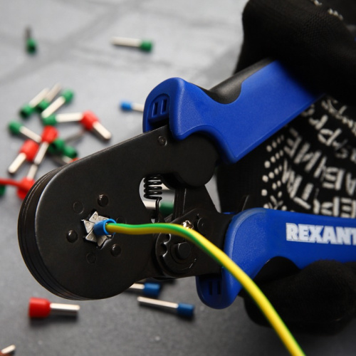 картинка Кримпер REXANT HT-866 для обжима штыревых наконечников 0.08-6.0 мм² от магазина Сантехстрой