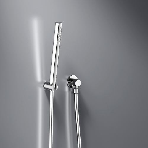 картинка 936510000 Scandinavian Pure встраиваемая душевая система с ванно-душевым смесителем и изливом, хром от магазина Сантехстрой