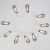 картинка Гирлянда светодиодная Кристаллы черные 10 LED,  1,5 м,  прозрачный ПВХ,  теплый белый свет свечения,  2 х АА (батарейки не в комплекте) NEON-NIGHT от магазина Сантехстрой