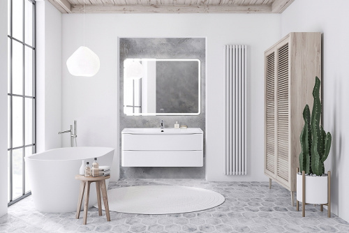 картинка Раковина BelBagno 120 BB1200/455-LV-MR-ALR Белая от магазина Сантехстрой