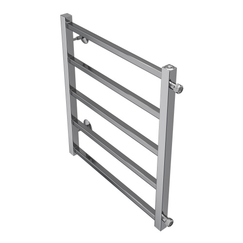 картинка Полотенцесушитель водяной AZARIO ANCONA 500/600 квадрат, 5 секций, боковое подключение, 3/4", хром (AZ71556) от магазина Сантехстрой