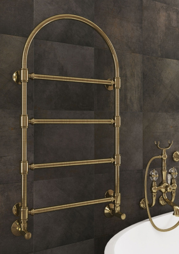 картинка Водяной полотенцесушитель Terminus Версаль П4 500x930 4620768885020 Бронза от магазина Сантехстрой