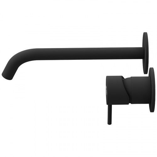 картинка Смеситель для раковины Cezares Leaf LEAF-BLI2-20-L-NOP Черный матовый от магазина Сантехстрой