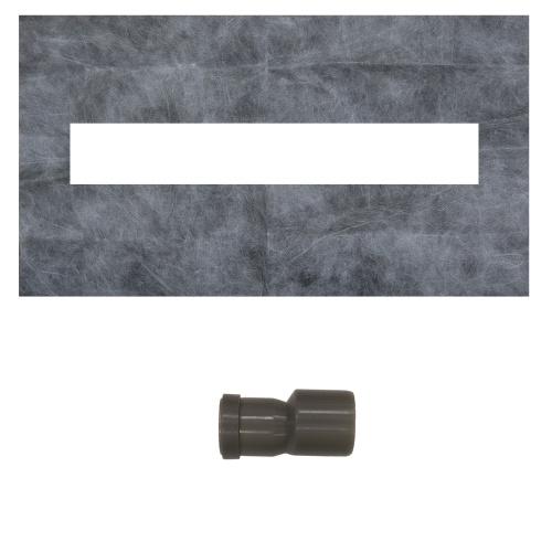 картинка Душевой лоток AZARIO 600 мм, D40(50), металлическая перфорированная решетка, пластиковый желоб, комбинированный затвор (AZT13600) от магазина Сантехстрой