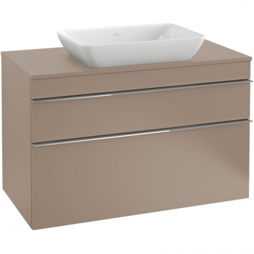 картинка Villeroy&Boch Venticello Раковина накладная 550х360х170, без отв. под смеситель, с переливом, CeramicPlus, цвет альпийский белый от магазина Сантехстрой