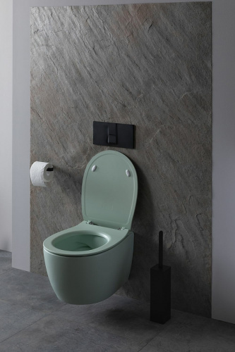 картинка Унитаз Allen Brau Fantasy 4.11004.MT подвесной Мятный без сиденья от магазина Сантехстрой