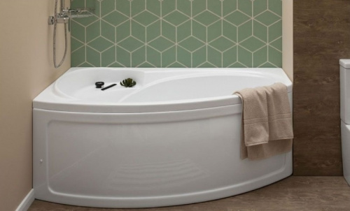 картинка Акриловая ванна Aquanet Jersey 170x90 L 205405 без гидромассажа от магазина Сантехстрой