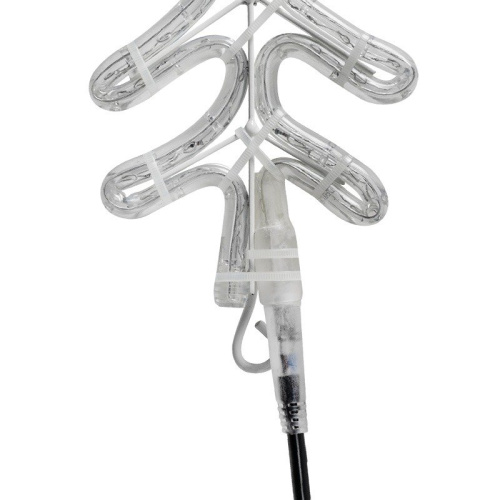 картинка Фигура Большая Снежинка цвет ТЕПЛЫЙ БЕЛЫЙ,  размер 95x95 см NEON-NIGHT от магазина Сантехстрой